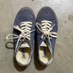 SeaVees Navy Suede Sneakers